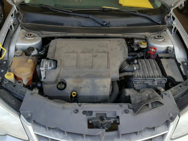 1C3LC65M68N264264 - 2008 CHRYSLER SEBRING LI SILVER photo 7