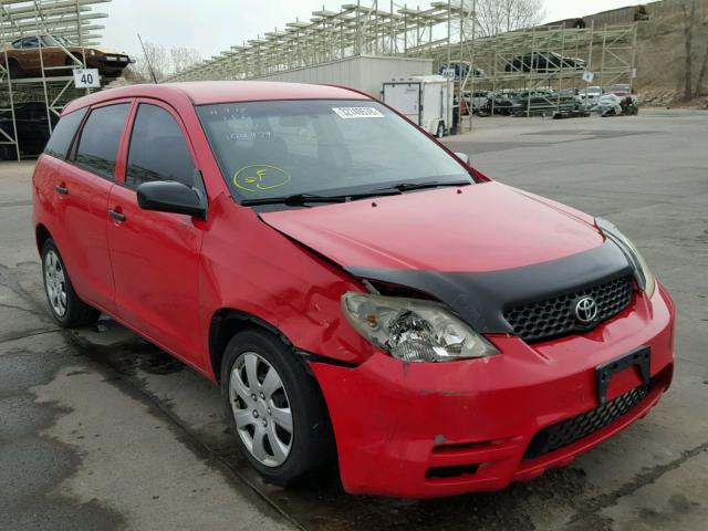 2T1KR32E83C082126 - 2003 TOYOTA COROLLA MA RED photo 1