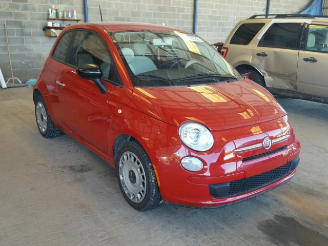 3C3CFFAR0CT198408 - 2012 FIAT 500 POP RED photo 1