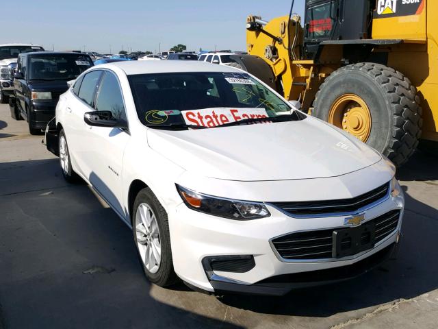 1G1ZE5ST8GF215400 - 2016 CHEVROLET MALIBU LT WHITE photo 1