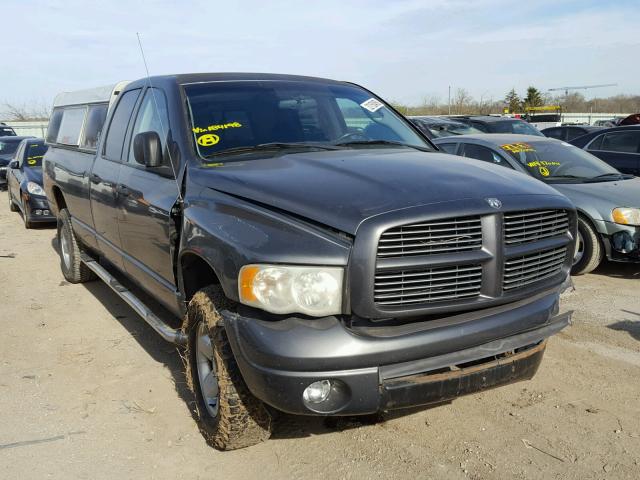 3D7HU18N82G184198 - 2002 DODGE RAM 1500 GRAY photo 1