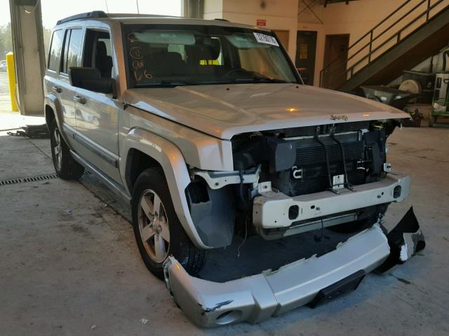 1J8HG48K08C193541 - 2008 JEEP COMMANDER SILVER photo 1