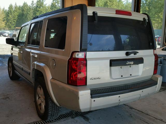 1J8HG48K08C193541 - 2008 JEEP COMMANDER SILVER photo 3