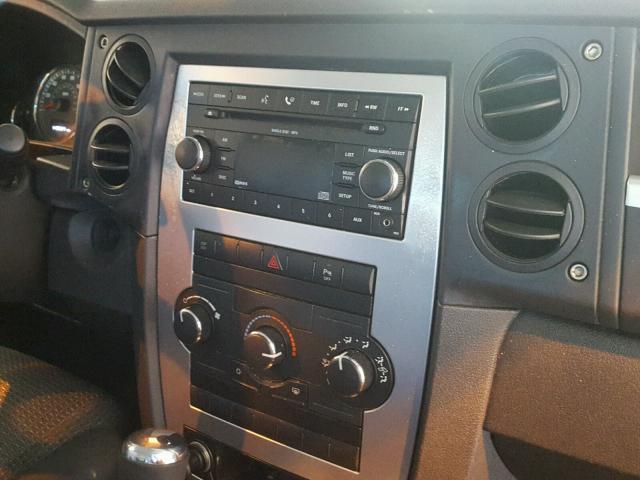 1J8HG48K08C193541 - 2008 JEEP COMMANDER SILVER photo 9