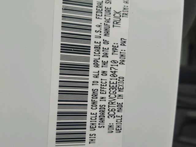 3C6TRVDG6GE127299 - 2016 RAM PROMASTER 白色 照片 10