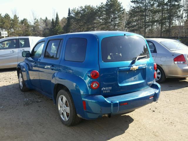 3GNCA13B39S525063 - 2009 CHEVROLET HHR LS TURQUOISE photo 3
