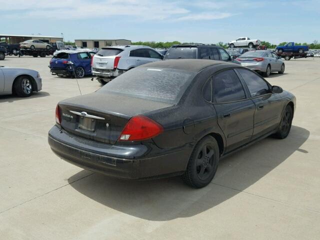 1FAFP53U13A103224 - 2003 FORD TAURUS SE BLACK photo 4