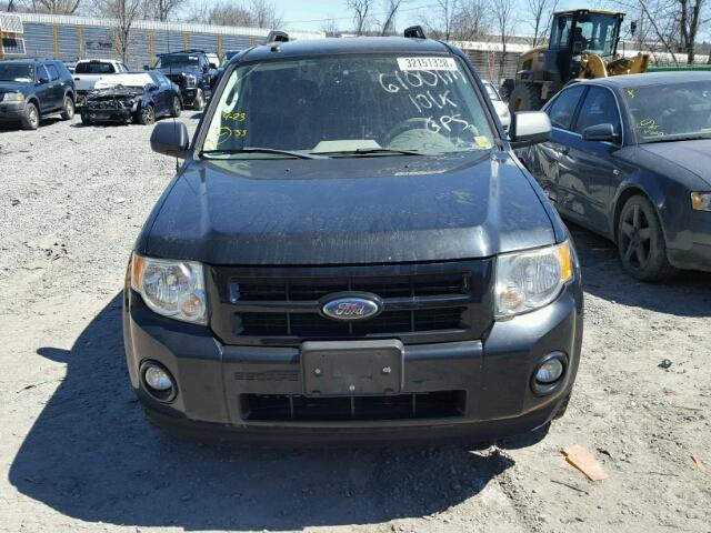 1FMCU59309KA61292 - 2009 FORD ESCAPE HYB BLACK photo 9