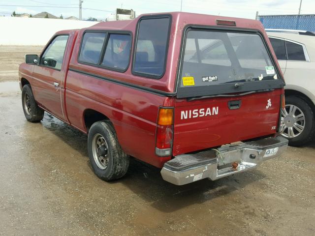 1N6SD11S0SC336328 - 1995 NISSAN TRUCK E/XE RED photo 3