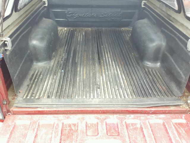 1N6SD11S0SC336328 - 1995 NISSAN TRUCK E/XE RED photo 6