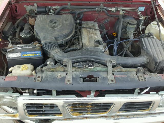 1N6SD11S0SC336328 - 1995 NISSAN TRUCK E/XE RED photo 7