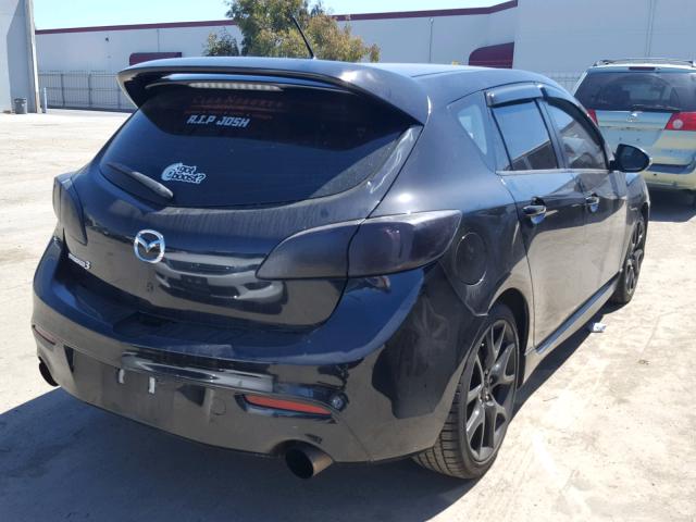 JM1BL1L40C1523764 - 2012 MAZDA SPEED 3 BLACK photo 4