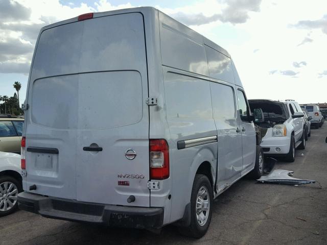 1N6AF0LY9DN105176 - 2013 NISSAN NV 2500 SILVER photo 4