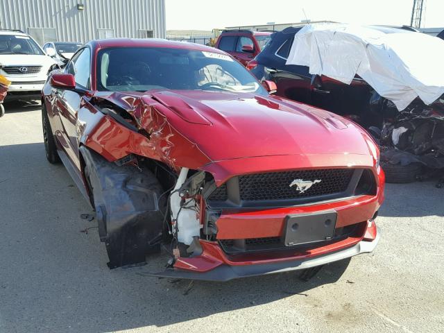 1FA6P8CF2H5302995 - 2017 FORD MUSTANG GT RED photo 1