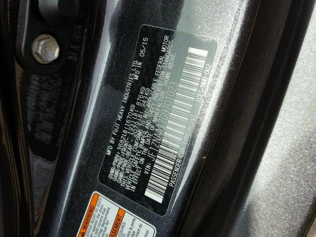 JF1ZNAA17G9701023 - 2016 TOYOTA SCION FR-S ლურჯი ფოტო 10