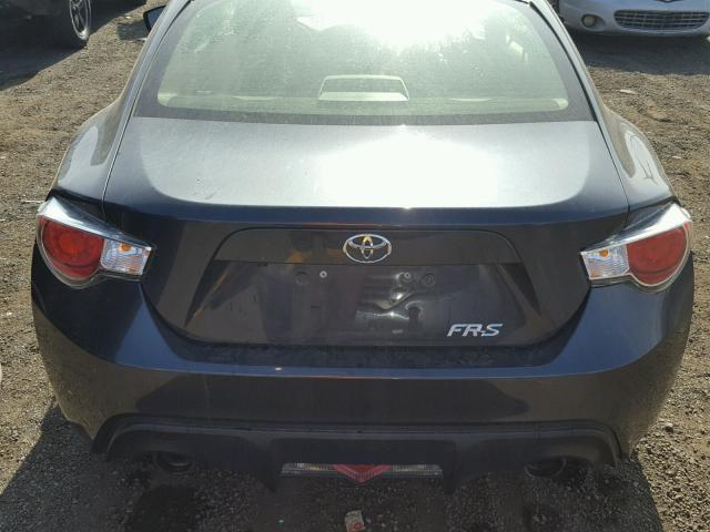 JF1ZNAA17G9701023 - 2016 TOYOTA SCION FR-S ლურჯი ფოტო 9