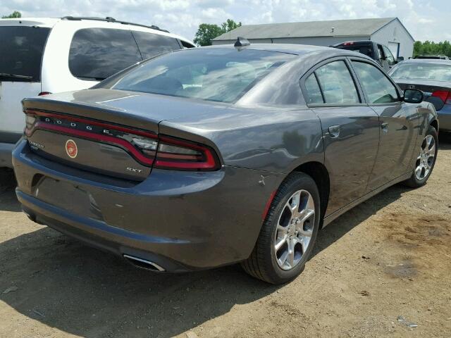 2C3CDXJG9GH238056 - 2016 DODGE CHARGER SX GRAY photo 4