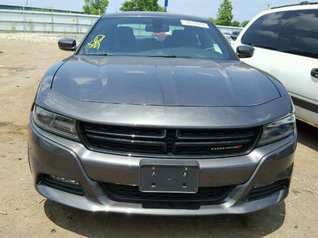 2C3CDXJG9GH238056 - 2016 DODGE CHARGER SX GRAY photo 9