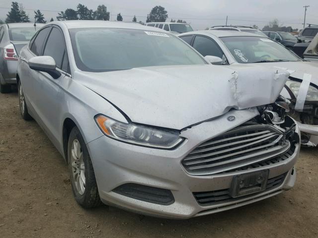 3FA6P0G7XGR306311 - 2016 FORD FUSION S SILVER photo 1