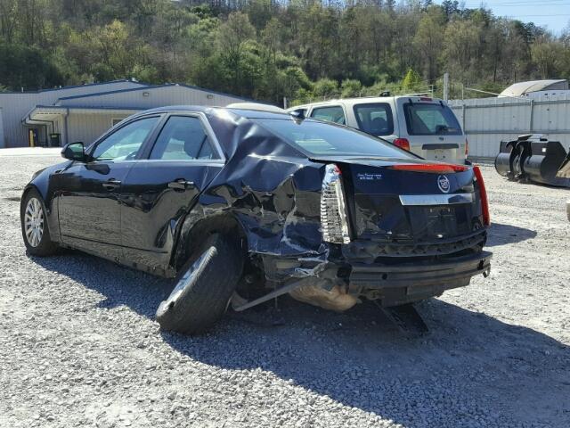 1G6DC5EY6B0149202 - 2011 CADILLAC CTS BLACK photo 3