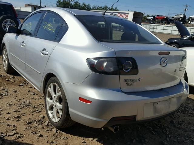 JM1BK32G281169070 - 2008 MAZDA 3 I SILVER photo 3