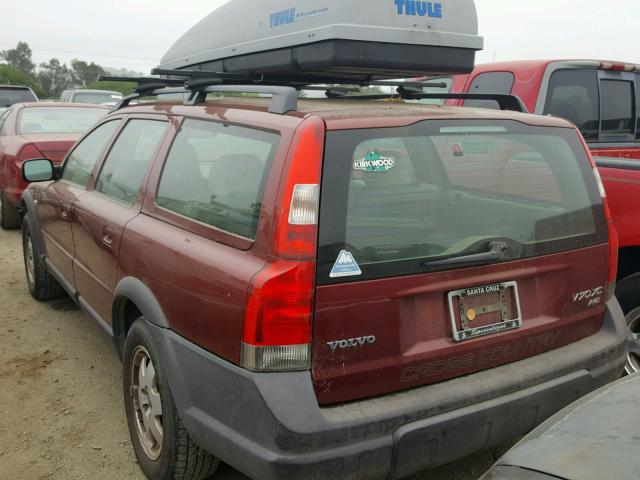 YV1SZ58D211024017 - 2001 VOLVO V70 XC BURGUNDY photo 3