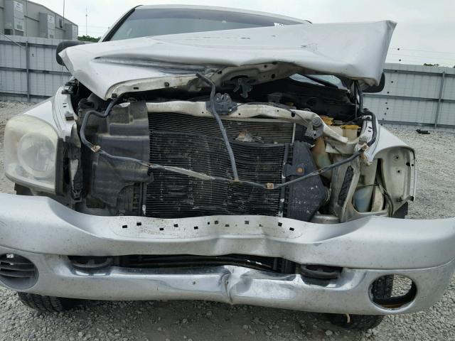 3D7KS28A27G850039 - 2007 DODGE RAM 2500 S SILVER photo 9