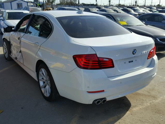 WBAXA5C52ED690086 - 2014 BMW 535 D WHITE photo 3