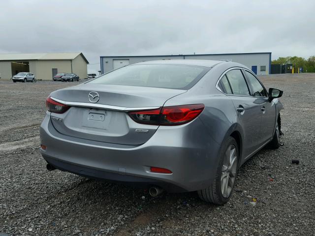 JM1GJ1V5XE1106205 - 2014 MAZDA 6 TOURING GRAY photo 4