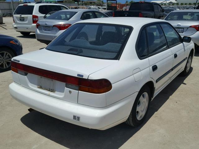 4S3BD3359W9200367 - 1998 SUBARU LEGACY L WHITE photo 4