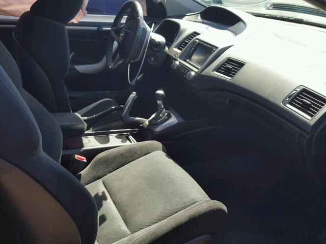 2HGFG21568H704840 - 2008 HONDA CIVIC SI BLACK photo 5