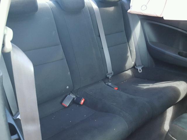 2HGFG21568H704840 - 2008 HONDA CIVIC SI BLACK photo 6