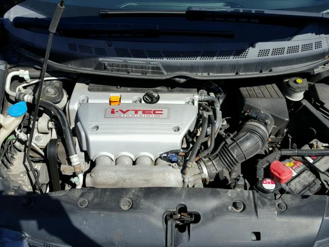 2HGFG21568H704840 - 2008 HONDA CIVIC SI BLACK photo 7