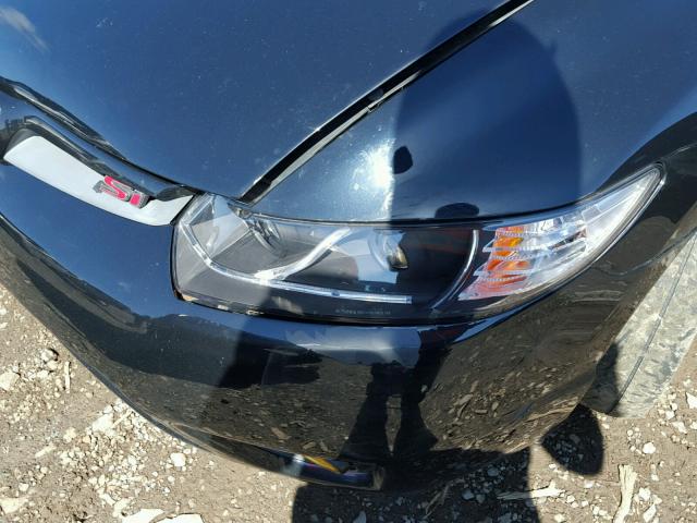 2HGFG21568H704840 - 2008 HONDA CIVIC SI BLACK photo 9