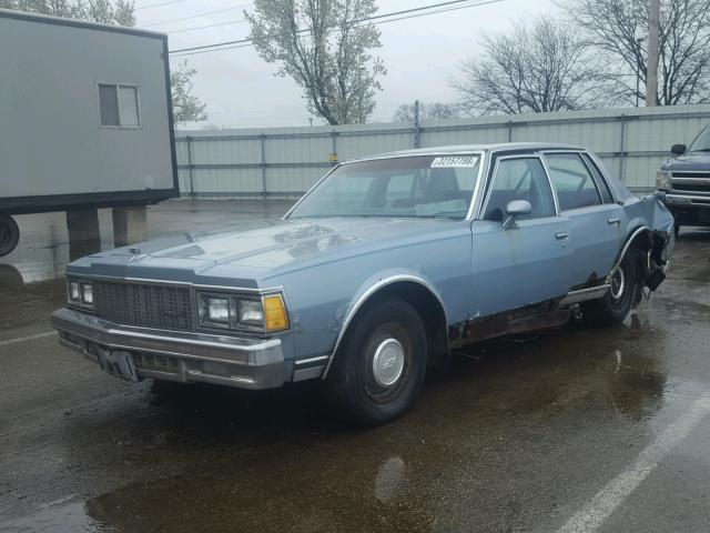 1N69U7J171476 - 1977 CHEVROLET CAPRICE CL BLUE photo 2