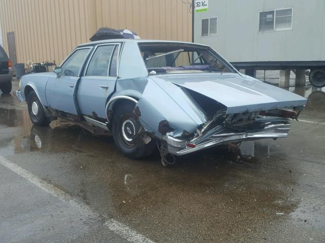 1N69U7J171476 - 1977 CHEVROLET CAPRICE CL 蓝色 照片 3