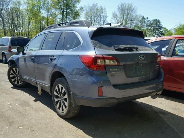 4S4BSENC7H3248478 - 2017 SUBARU OUTBACK 3. BLUE photo 3