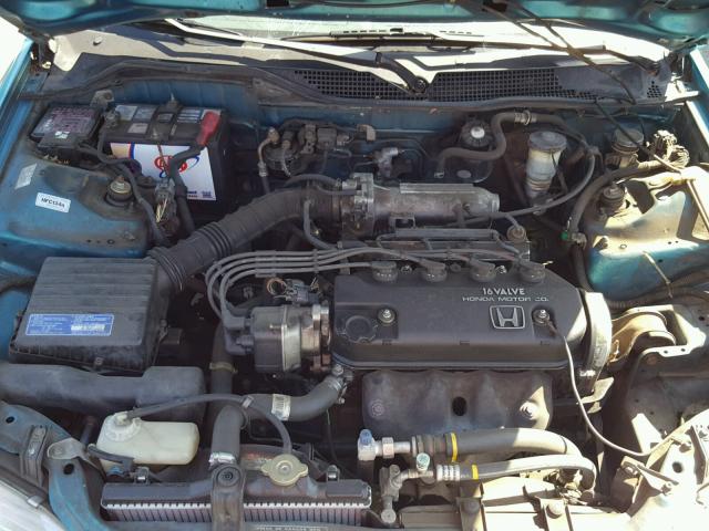 2HGEH2354NH544216 - 1992 HONDA CIVIC DX BLUE photo 7