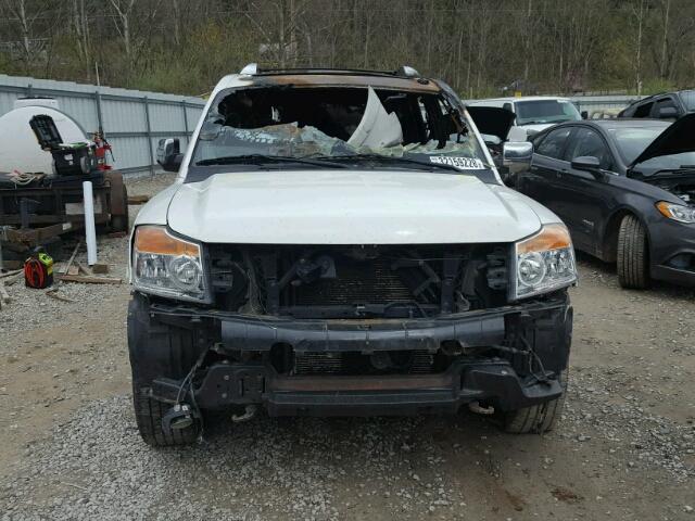 5N1BA0NC2AN606103 - 2010 NISSAN ARMADA SE BURN photo 9