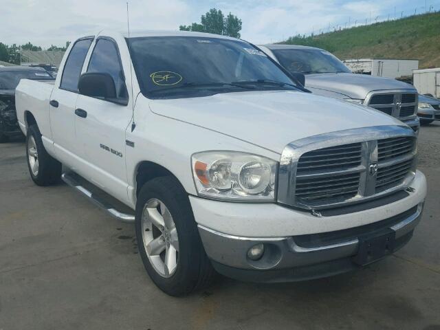 1D7HA18287S232846 - 2007 DODGE RAM 1500 S WHITE photo 1