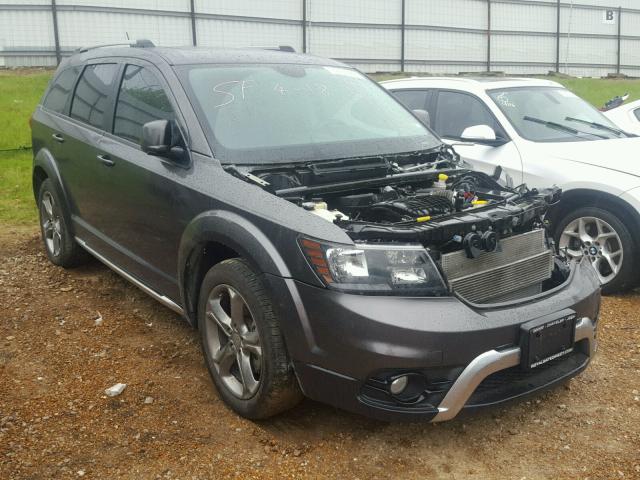 3C4PDCGG1FT553808 - 2015 DODGE JOURNEY CR GRAY photo 1