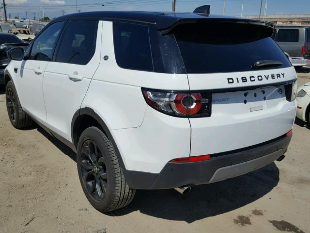 SALCP2BG7HH635303 - 2017 LAND ROVER DISCOVERY WHITE photo 3