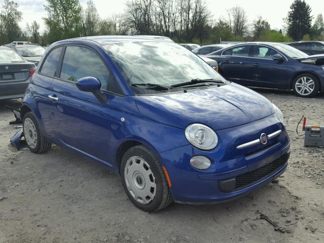 3C3CFFAR7CT339751 - 2012 FIAT 500 POP BLUE photo 1