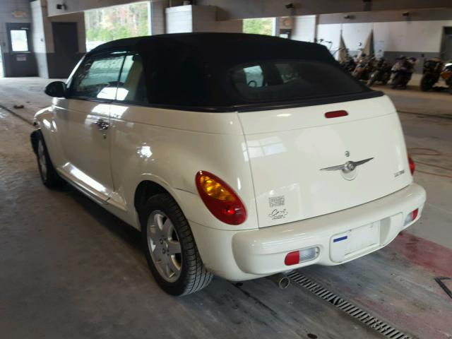 3C3EY55E55T573460 - 2005 CHRYSLER PT CRUISER WHITE photo 3