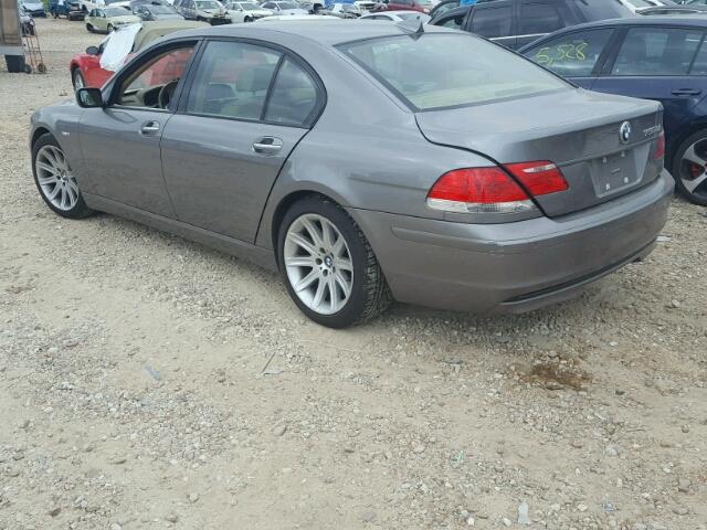 WBAHN83506DT27118 - 2006 BMW 750 LI GRAY photo 3