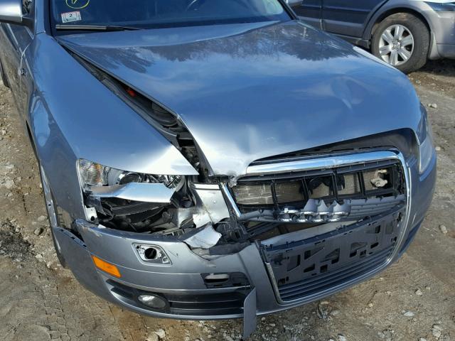 WAUDH74F07N006490 - 2007 AUDI A6 3.2 QUA GRAY photo 9