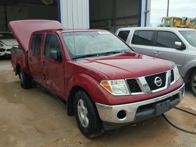 1N6AD07U36C410507 - 2006 NISSAN FRONTIER C BURGUNDY photo 1