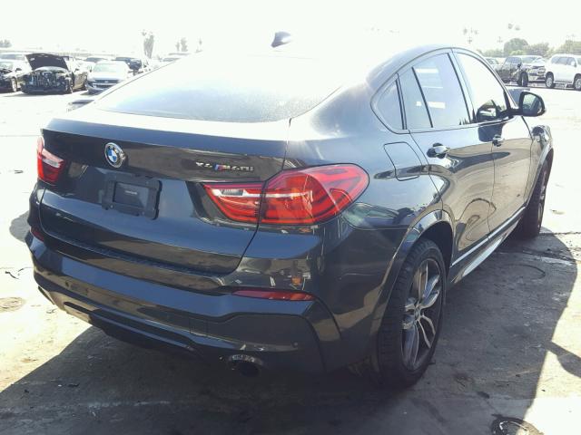 5UXXW7C57H0U25139 - 2017 BMW X4 XDRIVEM GRAY photo 4