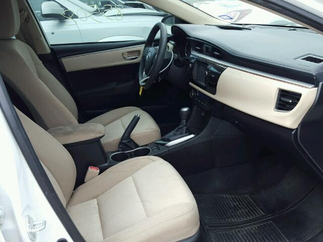 5YFBPRHE3EP015307 - 2014 TOYOTA COROLLA EC 白色 照片 5