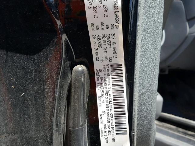 1J8HH48N86C253635 - 2006 JEEP COMMANDER BLACK photo 10